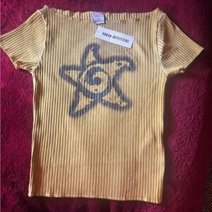 Urban Outfitters Yellow Star Tee